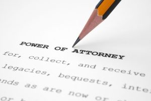 Power of attorney paper